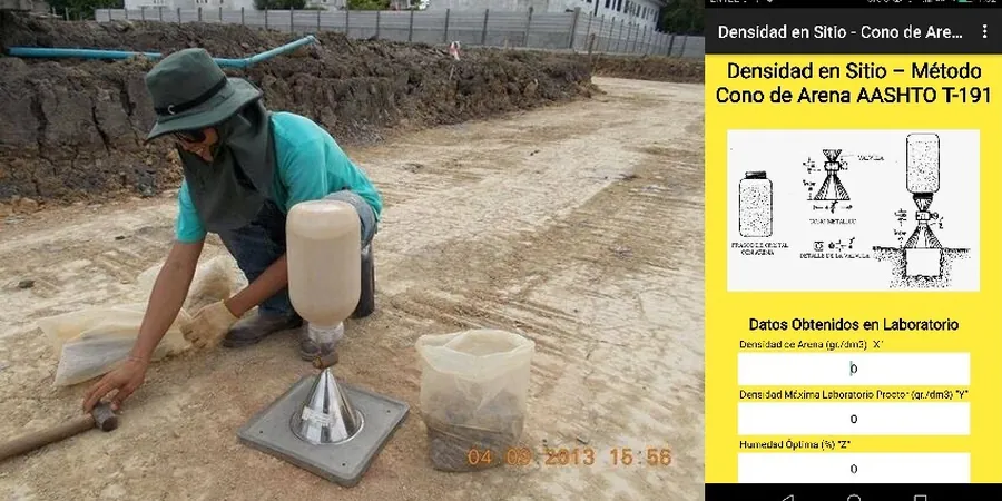 Imagen ilustrativa de Densidad cono arena en Zaragoza